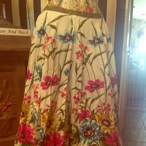 Floral Long skirt
